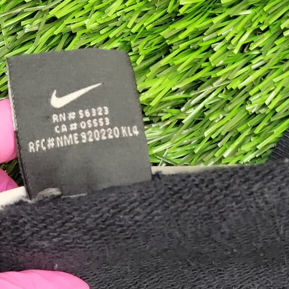 NIKE Sweatshirt 2XL 27x27 Small-Swoosh Logo Baggy Boxy Crop - Picture 9 of 15